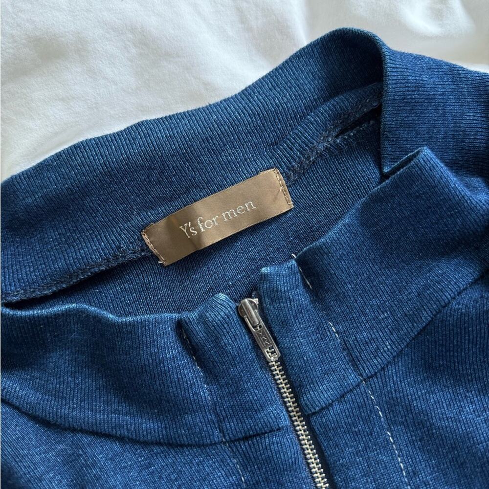 Vintages y’s for men zip up sweater